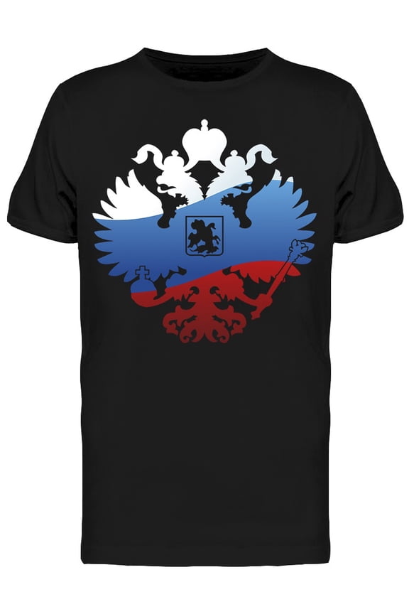 Mens Graphic Tee - Russian Coat Arms - Regular Fit 100% Cotton