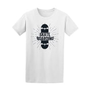 Smartprints Mens Graphic Tee - Skateboarding Urban Skating - Regular Fit 100% Cotton
