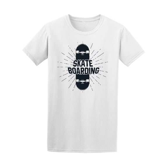 Smartprints Mens Graphic Tee - Skateboarding Urban Skating - Regular Fit 100% Cotton
