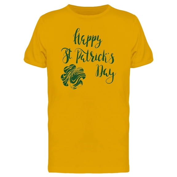 Smartprints Mens Graphic Tee - St Patricks Green Quote - Regular Fit 100% Cotton