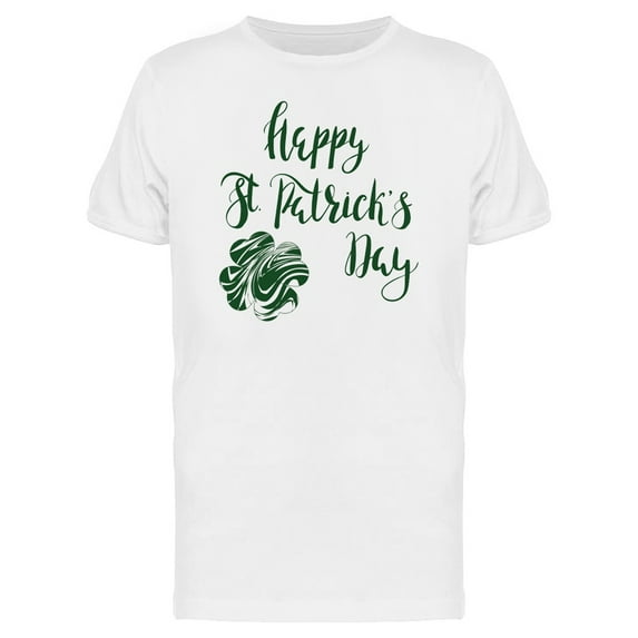 Smartprints Mens Graphic Tee - St Patricks Green Quote - Regular Fit 100% Cotton