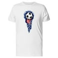 thumbnail image 1 of Smartprints Mens Graphic Tee - Stars And Stripes Soccer Ball - Regular Fit 100% Cotton, 1 of 4