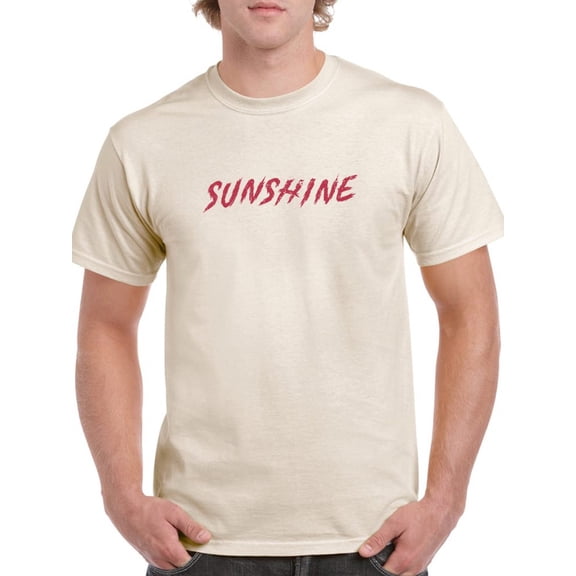 Smartprints Mens Graphic Tee - Sunshine, Quote - Regular Fit 100% Cotton