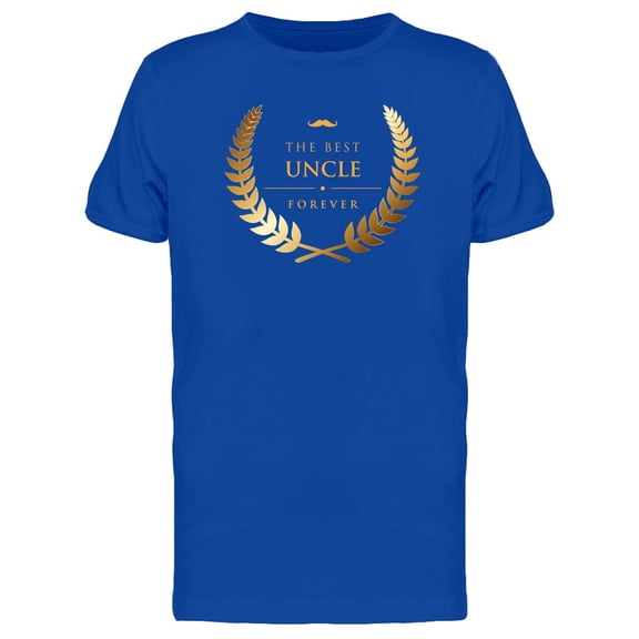 Smartprints Mens Graphic Tee - The Best Uncle Forever - Regular Fit 100% Cotton