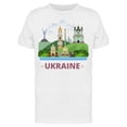 thumbnail image 1 of Smartprints Mens Graphic Tee - Ukraine Country Historic Sight - Regular Fit 100% Cotton, 1 of 2