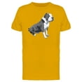 thumbnail image 1 of Smartprints Mens Graphic Tee - Watercolor American Bully Dog - Regular Fit 100% Cotton, 1 of 2