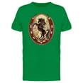 thumbnail image 1 of Smartprints Mens Graphic Tee - Wild Horse Western Doodle - Regular Fit 100% Cotton, 1 of 2