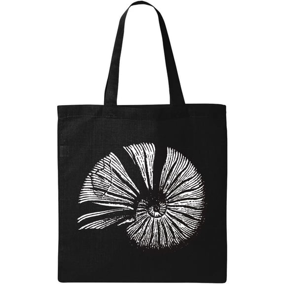 Smartprints Nautilus Shell Tote Bag - Image by Shutterstock, One Size Cotton Canvas Tote Bag