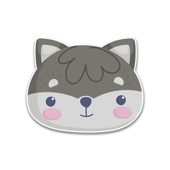 Smartprints Raccoon Face. Sticker -Image by Shutterstock, Vinyl Sticker
