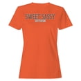 thumbnail image 1 of Smartprints Sweet Sassy Southern Women's T-Shirt Orange, Cotton, S, 1 of 4