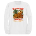 thumbnail image 1 of Smartprints Tiki Bar Classic Painkiller Recipe Men's Sweatshirt White, Cotton, S, 1 of 4