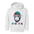 thumbnail image 1 of Smartprints Toddlers Graphic Hoodie - Cool Monkey In Sunglasses - Casual Fit Cotton Blend, 1 of 4