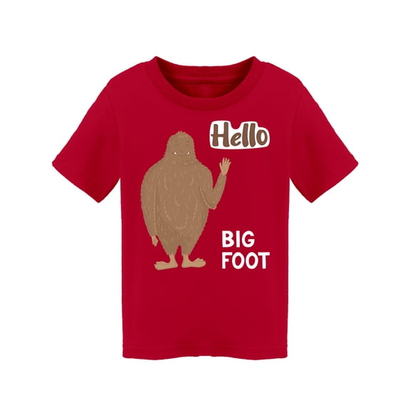 Smartprints Toddlers Graphic Tee - Bigfoot Lifeday - Regular Fit 100% Cotton