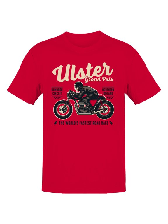 Ulster Grand Prix - Fastest Road Race Men's T-Shirt Red, Cotton, 2XL