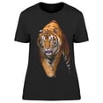 thumbnail image 1 of Smartprints Womens Graphic Tee - Bengal Tiger In Position - Regular Fit 100% Cotton, 1 of 2