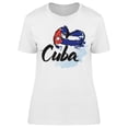 thumbnail image 1 of Smartprints Womens Graphic Tee - Cuba Havana - Regular Fit 100% Cotton, 1 of 2
