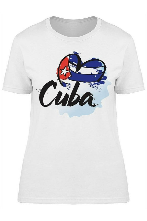 Womens Graphic Tee - Cuba Havana - Regular Fit 100% Cotton