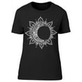 thumbnail image 1 of Smartprints Womens Graphic Tee - Hand Drawn Sun And Moon Art - Regular Fit 100% Cotton, 1 of 2