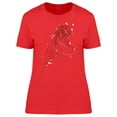thumbnail image 1 of Smartprints Womens Graphic Tee - Lovely Mermaid With Pearls - Regular Fit 100% Cotton, 1 of 2