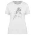 thumbnail image 1 of Smartprints Womens Graphic Tee - Lovely Mermaid With Pearls - Regular Fit 100% Cotton, 1 of 2