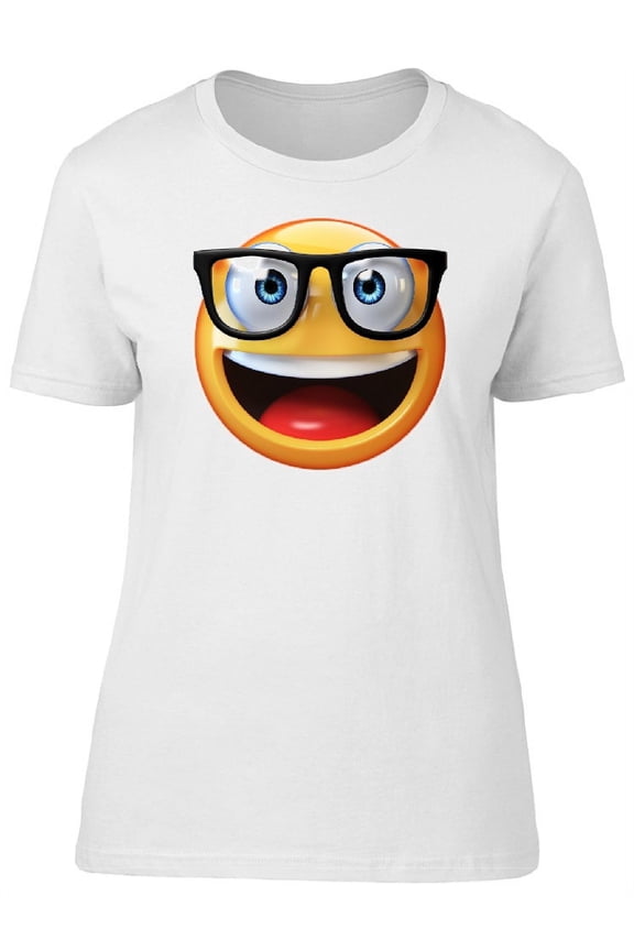 Womens Graphic Tee - Nerd Icon - Regular Fit 100% Cotton