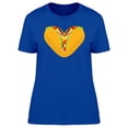 thumbnail image 1 of Smartprints Womens Graphic Tee - Tacos In Heart Shape - Regular Fit 100% Cotton, 1 of 2