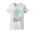 thumbnail image 1 of Smartprints Womens Graphic Tee - The Garden Is My Happy Place - Regular Fit 100% Cotton, 1 of 2