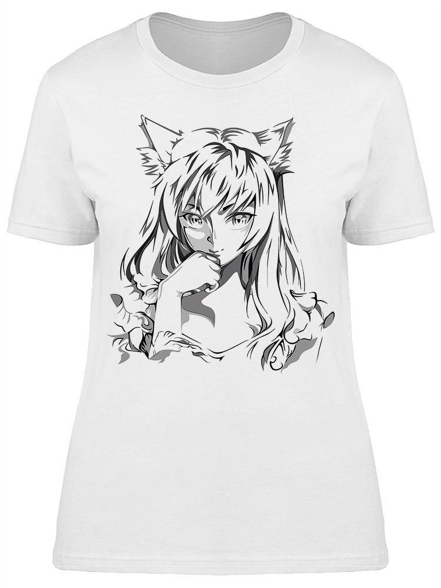 Glitter Anime Baby Tee (S/M)