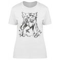 thumbnail image 1 of Smartprints Womens Graphic Tee White - Cute Anime Girl 100% Cotton Regular Fit, 1 of 2