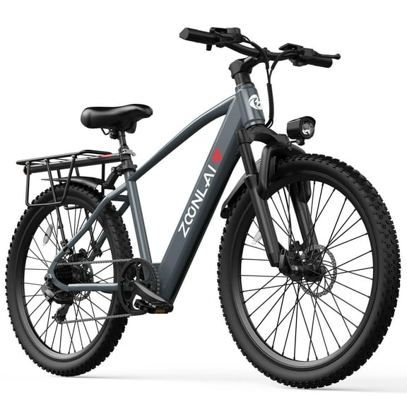 Zoonlai L26 Electric Bike for Adults, Peak 750W, 36V 13AH Battery, Up to 40 Miles Commuting Electric Mountain Bike, 26-Inch wheels, 7-Speed, UL2849