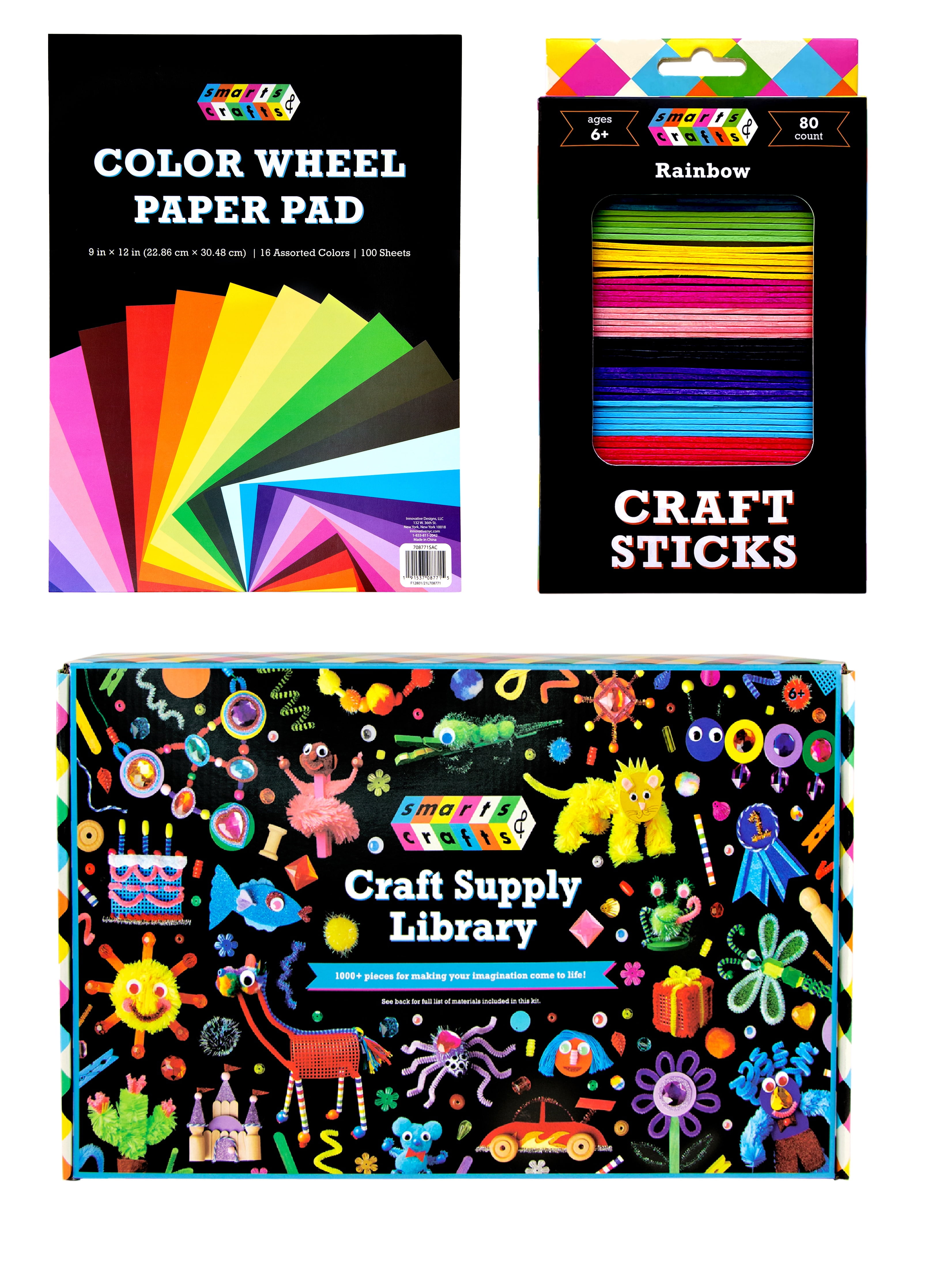 Mocoosy 3 Pack Scratch Art Paper Notebooks - Rainbow Magic Scratch Off  Paper Set for Kids Arts Crafts, Black Scratch Note Pad for Writing 3-12  Year