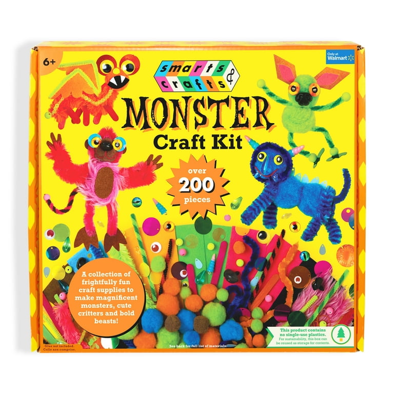 https://i5.walmartimages.com/seo/Smarts-Crafts-Monster-Craft-Kit-200-Pieces-for-Kids-Ages-6_79168c1f-faa0-46b3-a9d3-1d440ceb427f.c7e62a9278b615528f916a86884ce296.jpeg?odnHeight=768&odnWidth=768&odnBg=FFFFFF