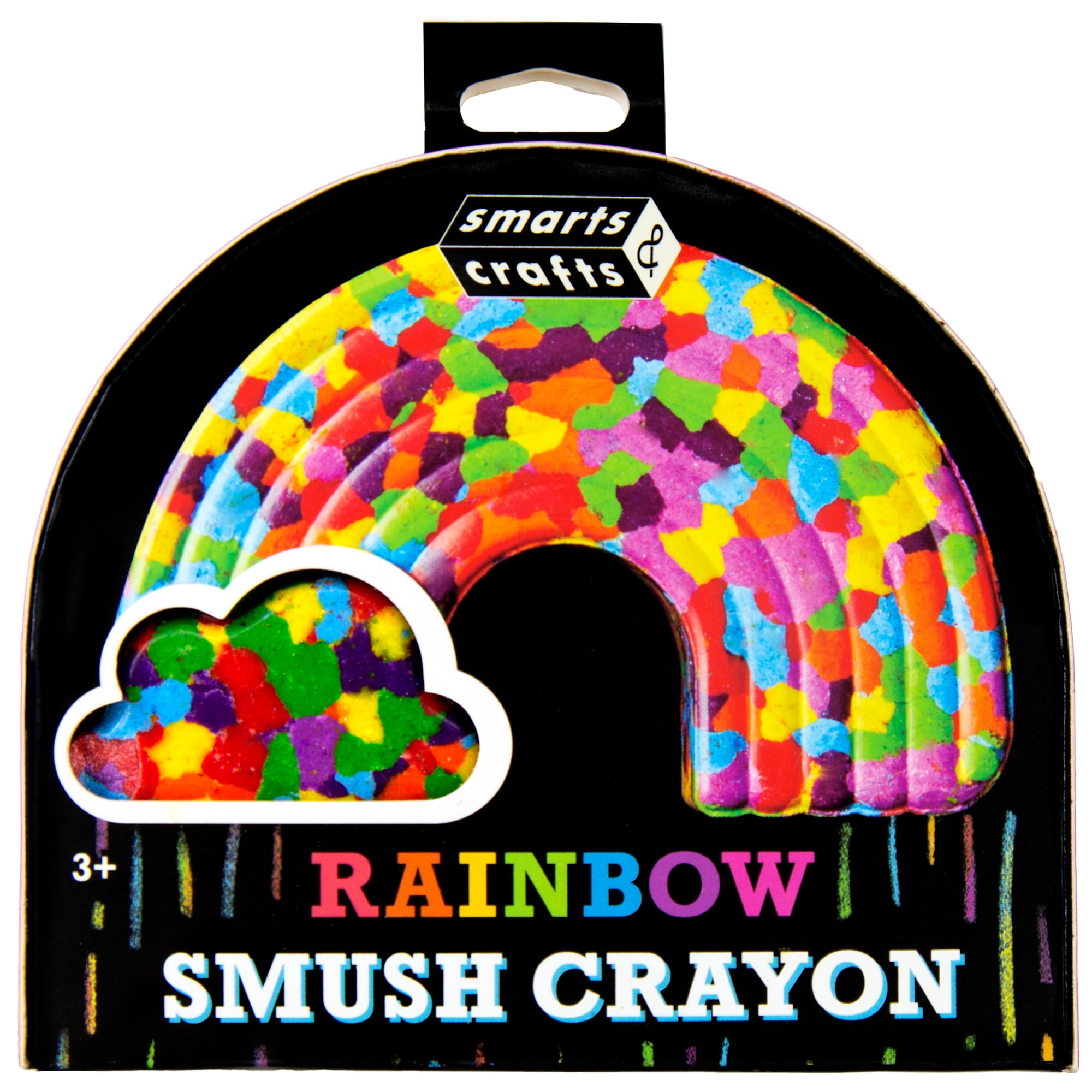 Smarts & Crafts Rainbow Smush Crayon, Art & Craft Kits for