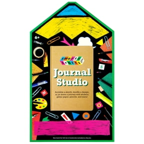 Smarts & Crafts Make Your Own Hardbound Journal Studio Kit, 33 Pieces