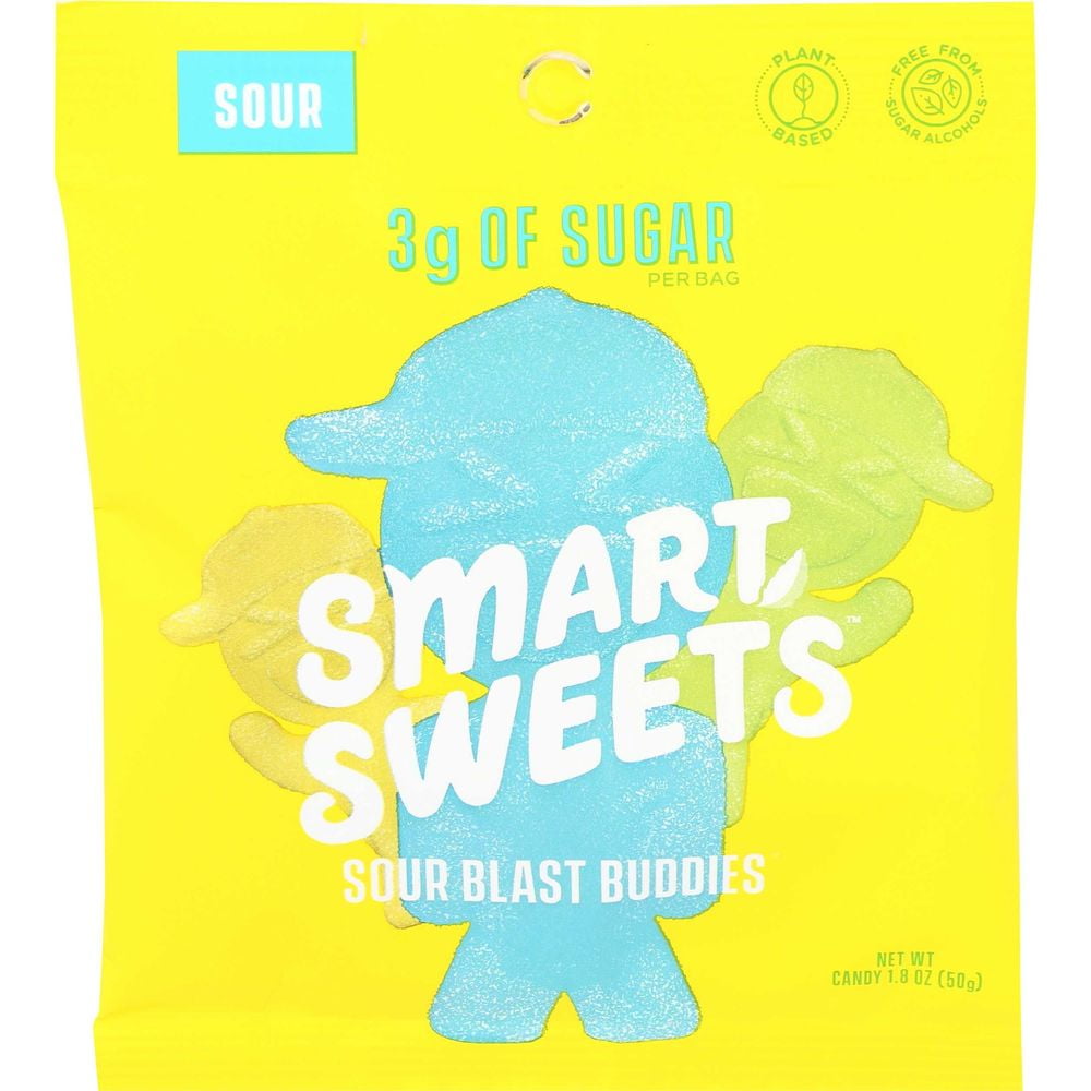 Smartsweets Sour Blast Buddies Candy, 1.8 Ounce -- 12 per Case.
