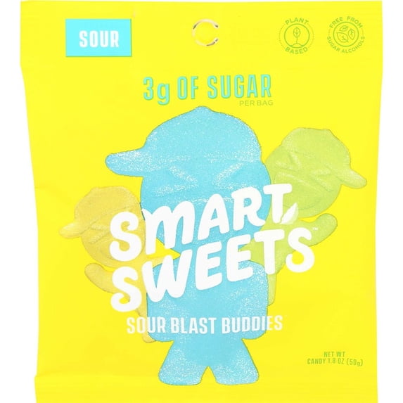 Smartsweets Sour Blast Buddies Candy, 1.8 Ounce -- 12 per Case.