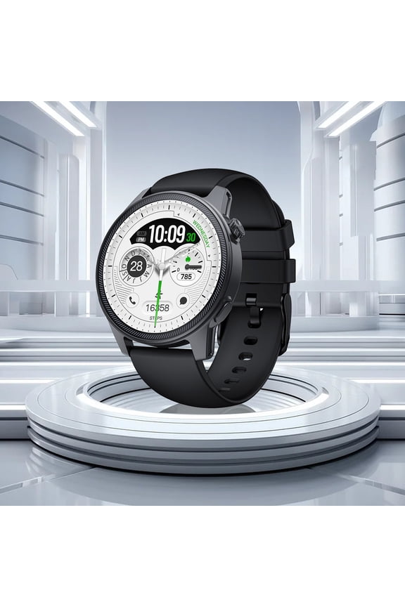 Smartwatch, 1.43 Inch HD Display Bluetooth Call Sports Watch With 100+ Exercise Modes Information Push Health Monitoring Waterproof Design, Smart Fitness Watch for Men Women Outdoor Activities
