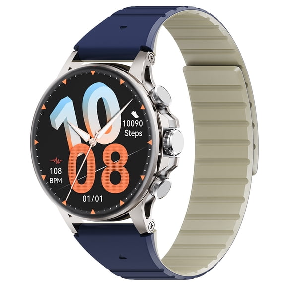 Smartwatch with 1.6 AMOLED Screen, IP68 Waterproof, 100+ Sports Modes, Health & Sleep Monitoring, Bluetooth Calling, 100+ Watch Face Options IMIKI Holo Ultra