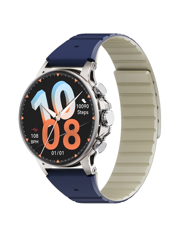 Smartwatch with 1.6 AMOLED Screen, IP68 Waterproof, 100+ Sports Modes, Health & Sleep Monitoring, Bluetooth Calling, 100+ Watch Face Options IMIKI Holo Ultra