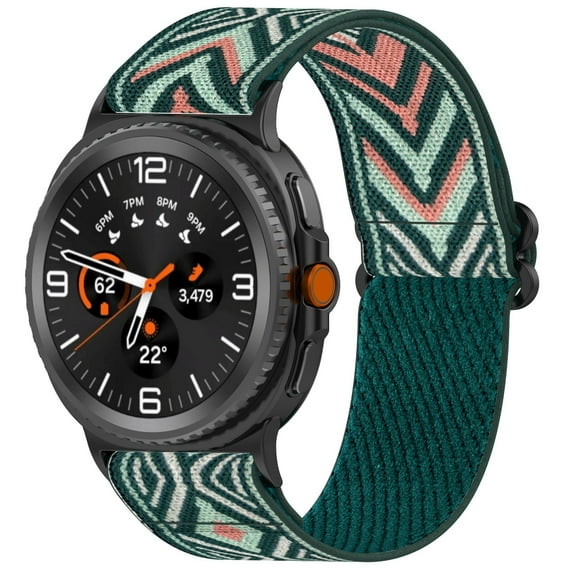 Smartwatch Band for Galaxy Watch 8 Classic 40mm 44mm Elastic Nylon Wristband Replacement Strap Durable Comfortable Adjustable Compatible with Watch 8