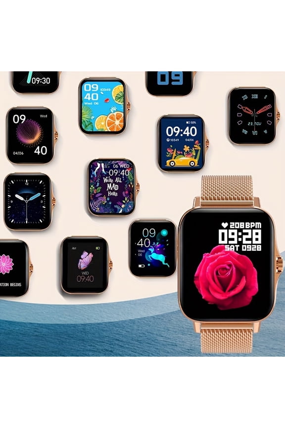 Smartwatch: Call Capable (Make/Receive Calls), 1.69-Inch Display, Sports & Fitness Design, iOS/Android Compatible, Fitness Tracker