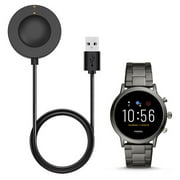 Smartwatch Charger Dock Adapter USB Charging Cable Power Charger for Fossil GEN 4th and 5th Generation Smart Watch Chargers