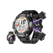 Smartwatch with Earbuds, 1.52" HD Screen Fitness Watch, Take/Dial Calls, 2-in-1 Smartwatch with TWS Headset, Waterproof Sports Fitness Tracker, Long Standby Time