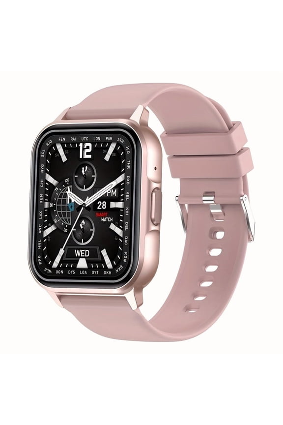 Smartwatch with Full Touch Screen, Wireless Calling, Sports Call Bracelet, Message Alerts, Suitable for Men And Women, Ideal Gift for And Birthdays, Compatible with Android And Ios