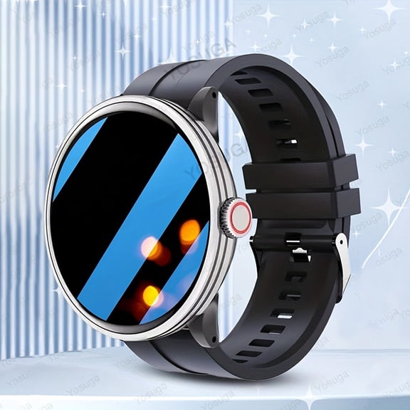 Smartwatch with Full Touch Screen, Wireless Calling, Sports Call Bracelet, Message Alerts, Suitable for Men And Women, Ideal Gift for And Birthdays, Compatible with Android And Ios