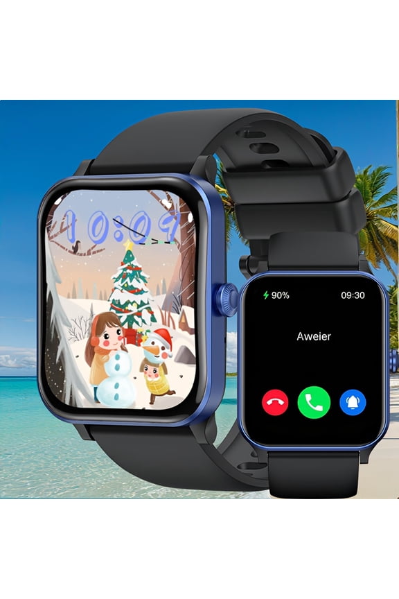 Smartwatch for Men Featuring a 1.83-Inch HD Display, Wireless Calling Capabilities, Over 100 Sports Modes, Interchangeable Dials, And Music Control, Making It an Ideal Gift for Friends