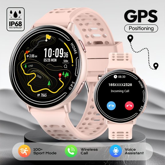 Smartwatch for Men And Women, Features Built-In GPS for Accurate Positioning, Rating, 1.39" HD Display, Supports Remote Camera CONTROL, Making And Receiving Calls, AI Voice Assistant
