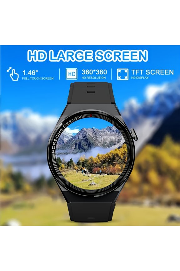 Smartwatch for Men/Women - Wireless Communication, Multi-Sport Tracking, Wallpaper, Fitness Monitoring, Sleep Monitoring, Stopwatch, Camera Control, Compatible with iPhone And Android Devices