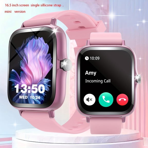 Smartwatch, Multi Functional Smart Watch, Multiple Sports Modes, Weather Updates, Remote Camera Control, Wireless Music and Call Functions, Suitable for Android and iPhone