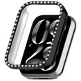 thumbnail image 1 of Smartwatch Protective Bumper with Rhinestone Half-Cover Frame with Hard Screen Guard Fashion Bling Watch Accessory for Daily Wear Special Occasions, 1 of 4